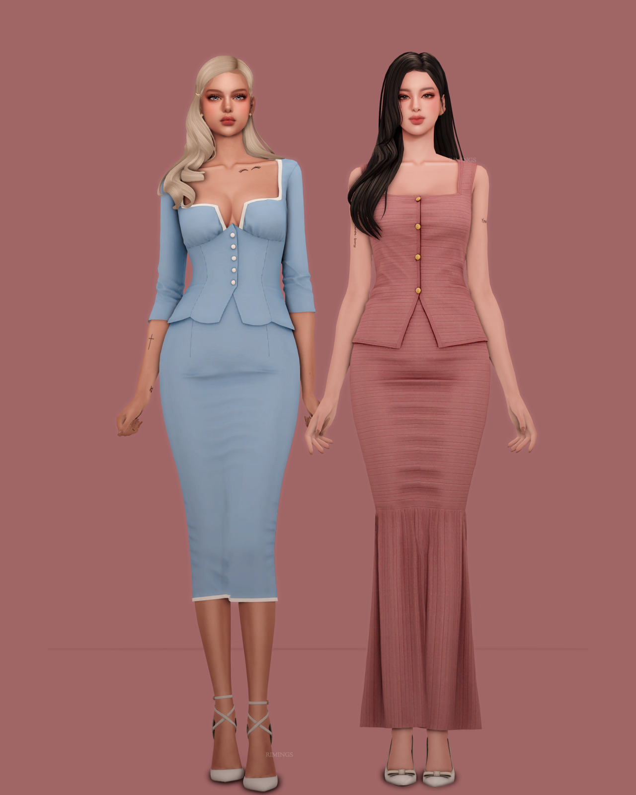 Элегантный комплект Elegance Redefined для Sims 4