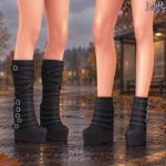 Сапожки для симочек Roxy Boots Set для Sims 4 Сапожки для симочек Roxy Boots Set для Sims 4