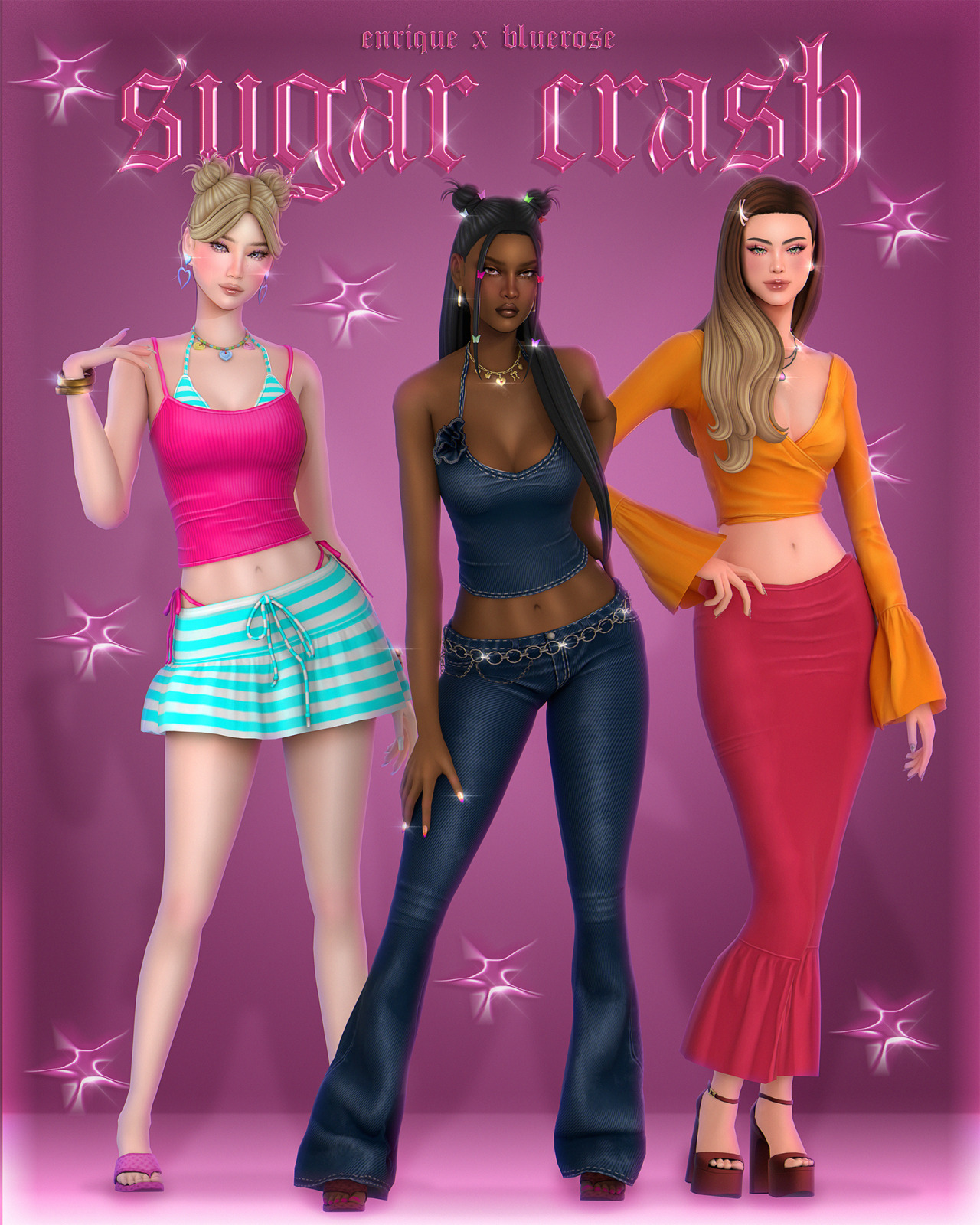 Сладкий сет для симочек Enrose Sugar Crash для Sims 4