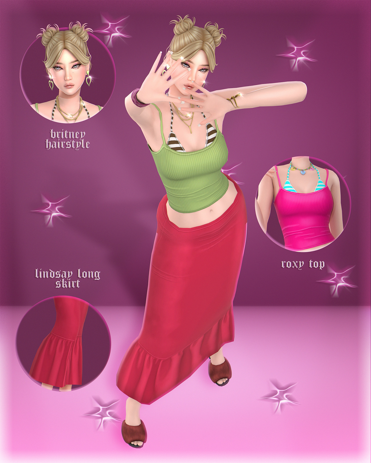 Сладкий сет для симочек Enrose Sugar Crash для Sims 4