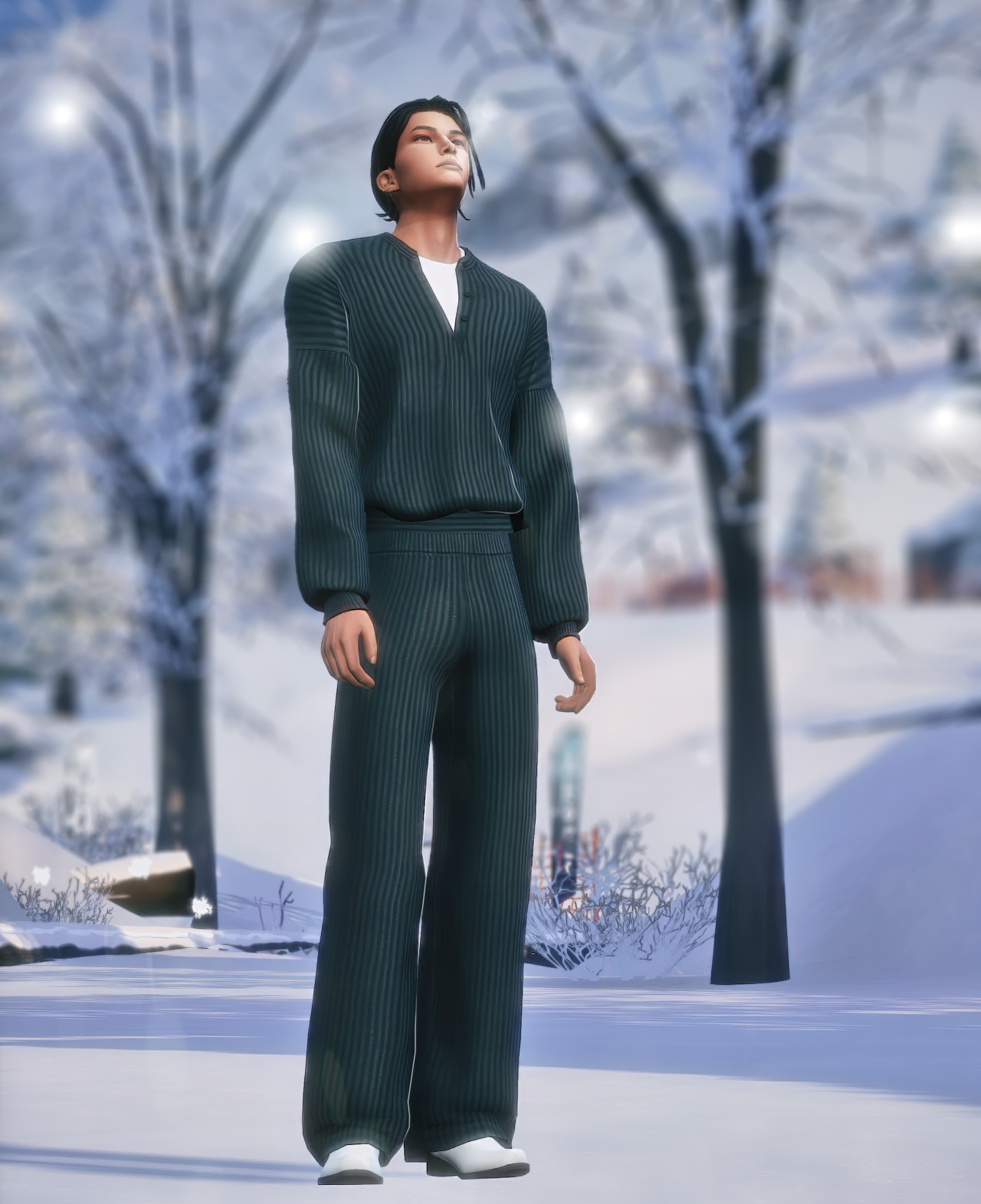 Уютный зимний сет COZY WINTER SET для Sims 4