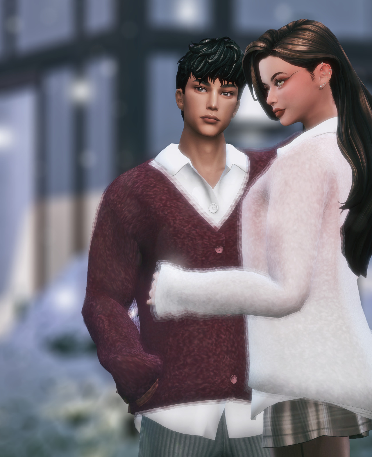 Уютный зимний сет COZY WINTER SET для Sims 4