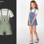 Летний сет для детей Tatum для Sims 4 Летний сет для детей Tatum для Sims 4