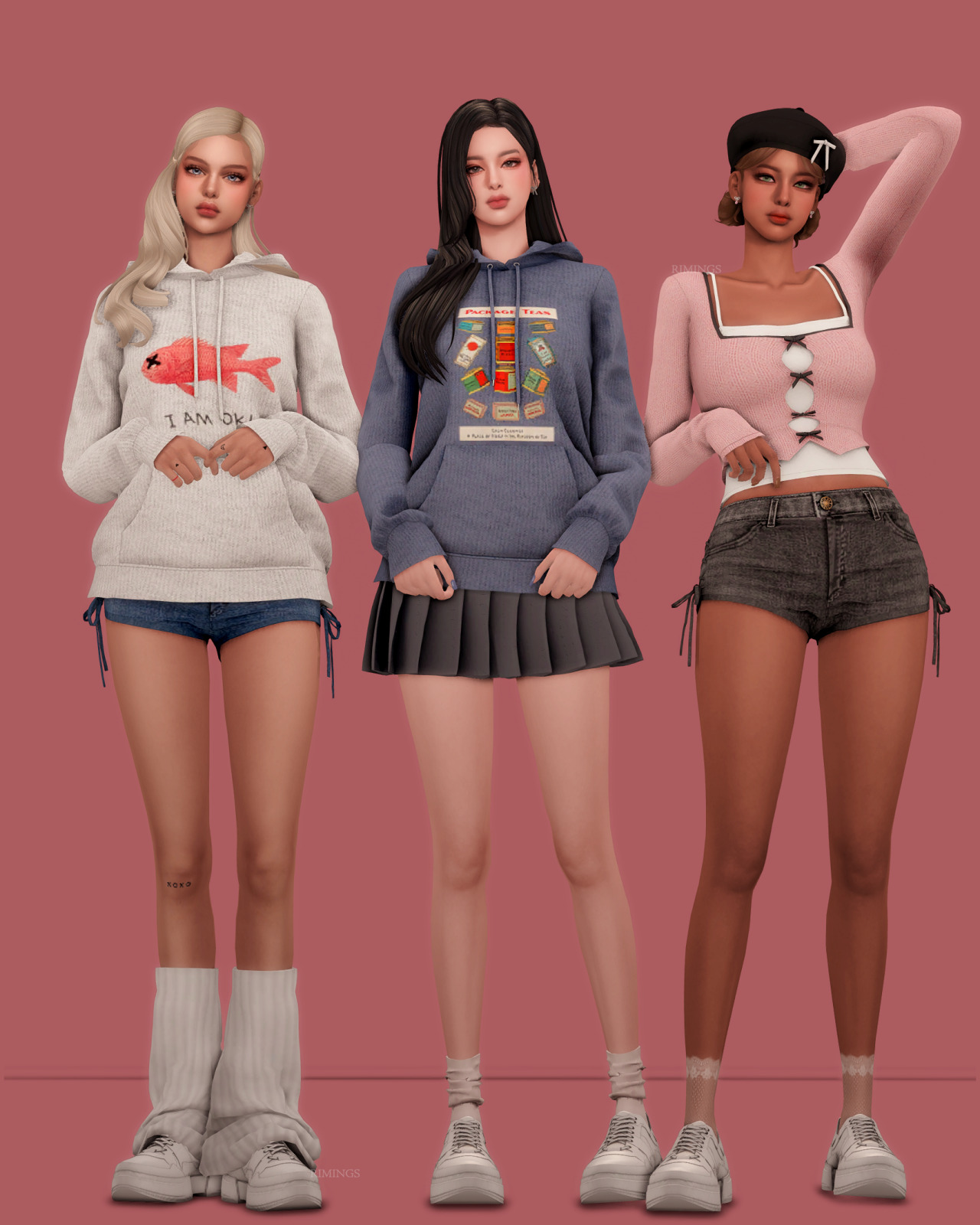 Повседневный мини-сет Sweet Kitsch & Cozy Pack для Sims 4