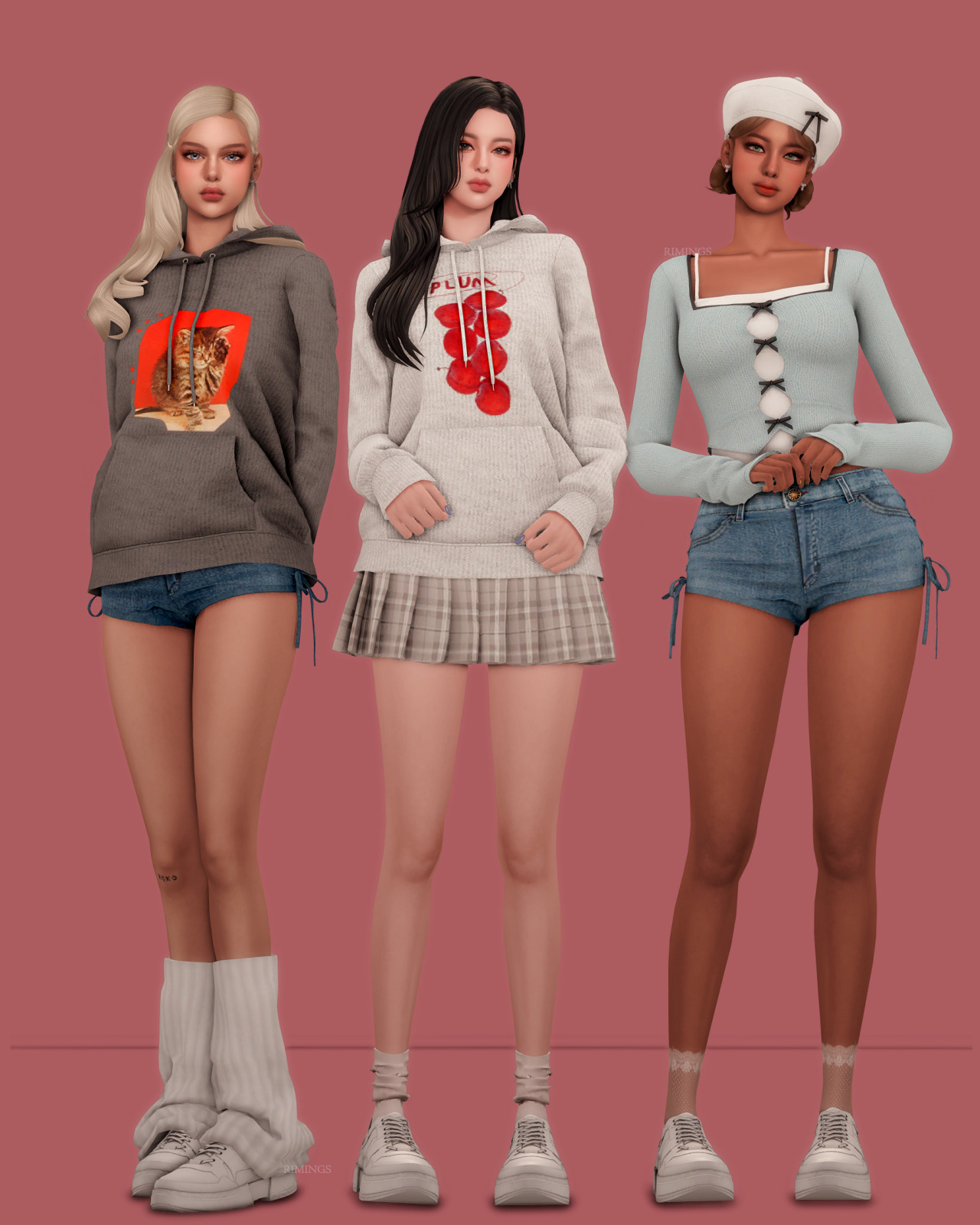 Повседневный мини-сет Sweet Kitsch & Cozy Pack для Sims 4