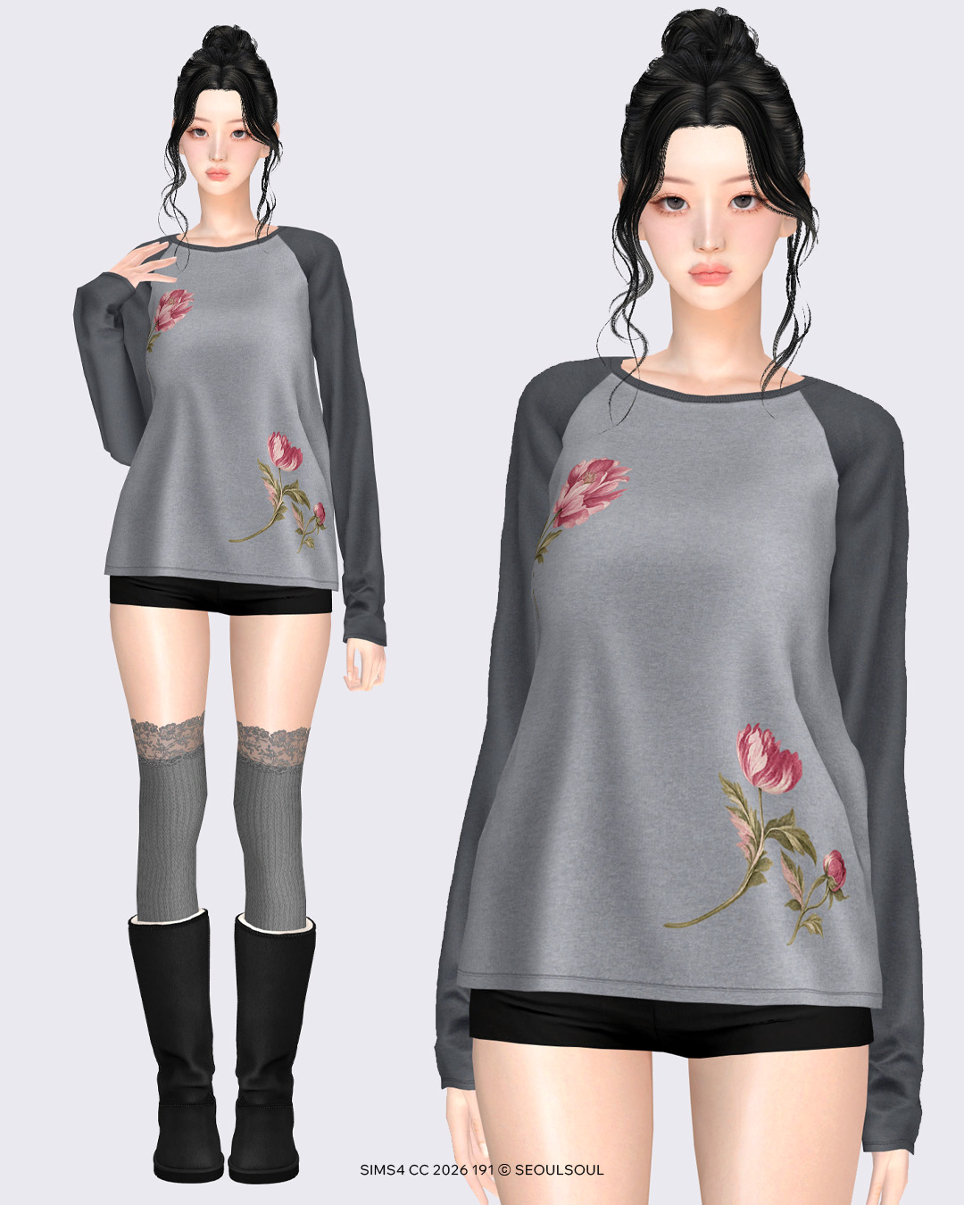 Романтичный мини-сет для симочек 2026 #191 для Sims 4
