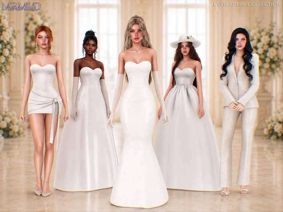 Свадебная коллекция. Часть 1 Ever After Collection PART I для Sims 4