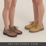 Лоферы для мужчин, женщин и детей Classic Leather Loafer для Sims 4 Лоферы для мужчин, женщин и детей Classic Leather Loafer для Sims 4