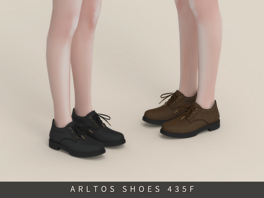 Лоферы для мужчин, женщин и детей Classic Leather Loafer для Sims 4