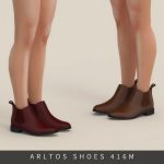 Ботинки для мужчин, женщин и детей Classic Chelsea boots для Sims 4 Ботинки для мужчин, женщин и детей Classic Chelsea boots для Sims 4
