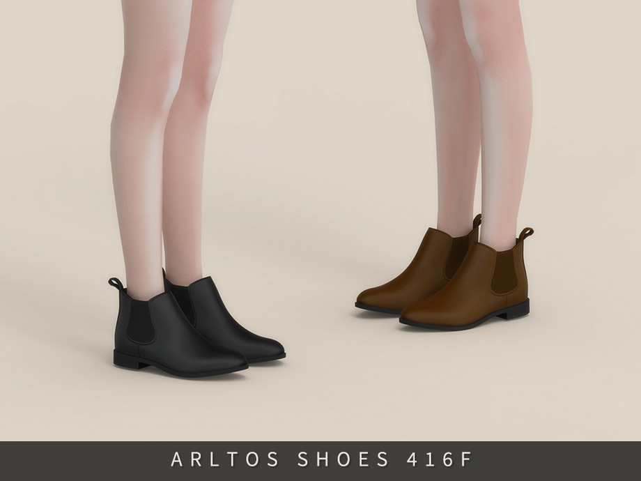 Ботинки для мужчин, женщин и детей Classic Chelsea boots для Sims 4