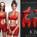 Спортивный сет для симочек JULIANA SPORTY SET для Sims 4 Спортивный сет для симочек JULIANA SPORTY SET для Sims 4
