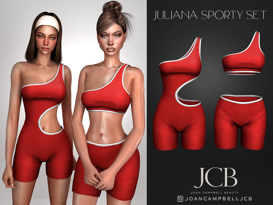 Спортивный сет для симочек JULIANA SPORTY SET для Sims 4