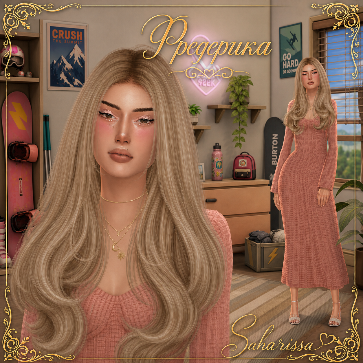 Фредерика для Sims 4